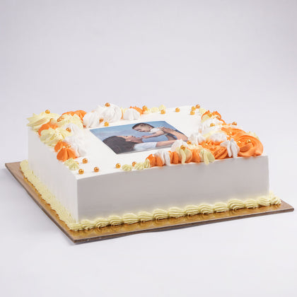 Cheerful Moments Photo Cake