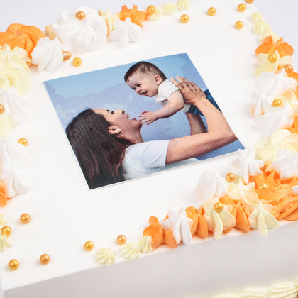 Cheerful Moments Photo Cake
