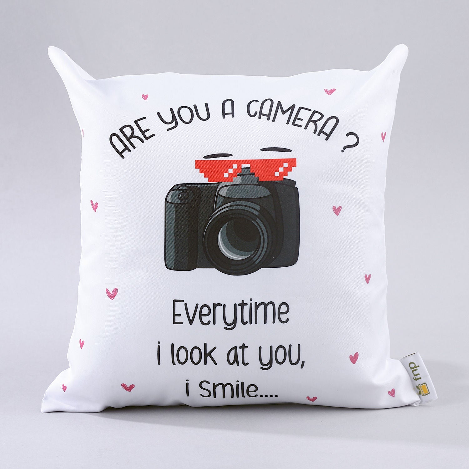 Cheesy Love Message Valentine Cushion