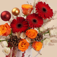 إبريق زهور الأعياد - احتفال زهرى مبهج