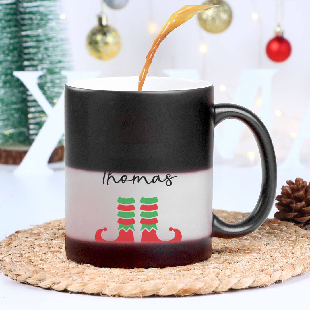 Christmas Glow Personalized Magic Mug - Reveal Surprise with Every Sip!