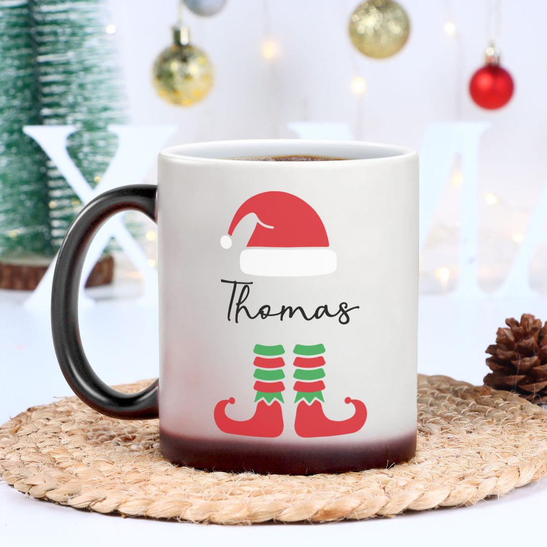 Christmas Glow Personalized Magic Mug - Reveal Surprise with Every Sip!