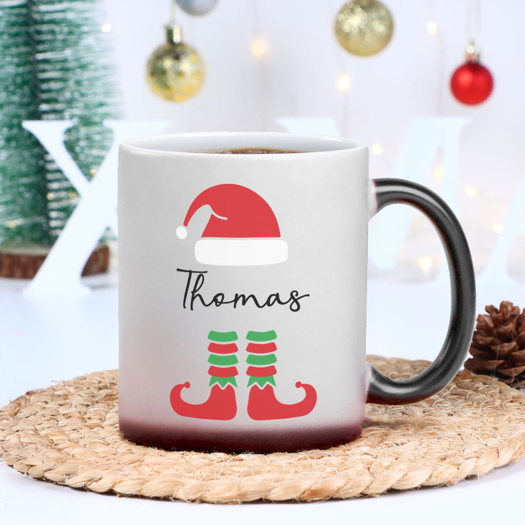Christmas Glow Personalized Magic Mug - Reveal Surprise with Every Sip!