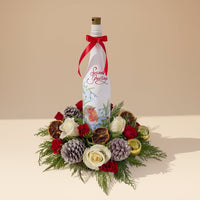 ترتيب زهور تحية عيد الميلاد الفخم