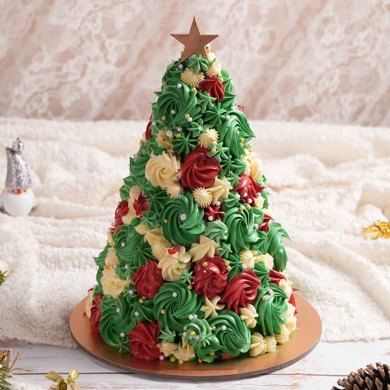 Christmas Tree Chocolate Cake