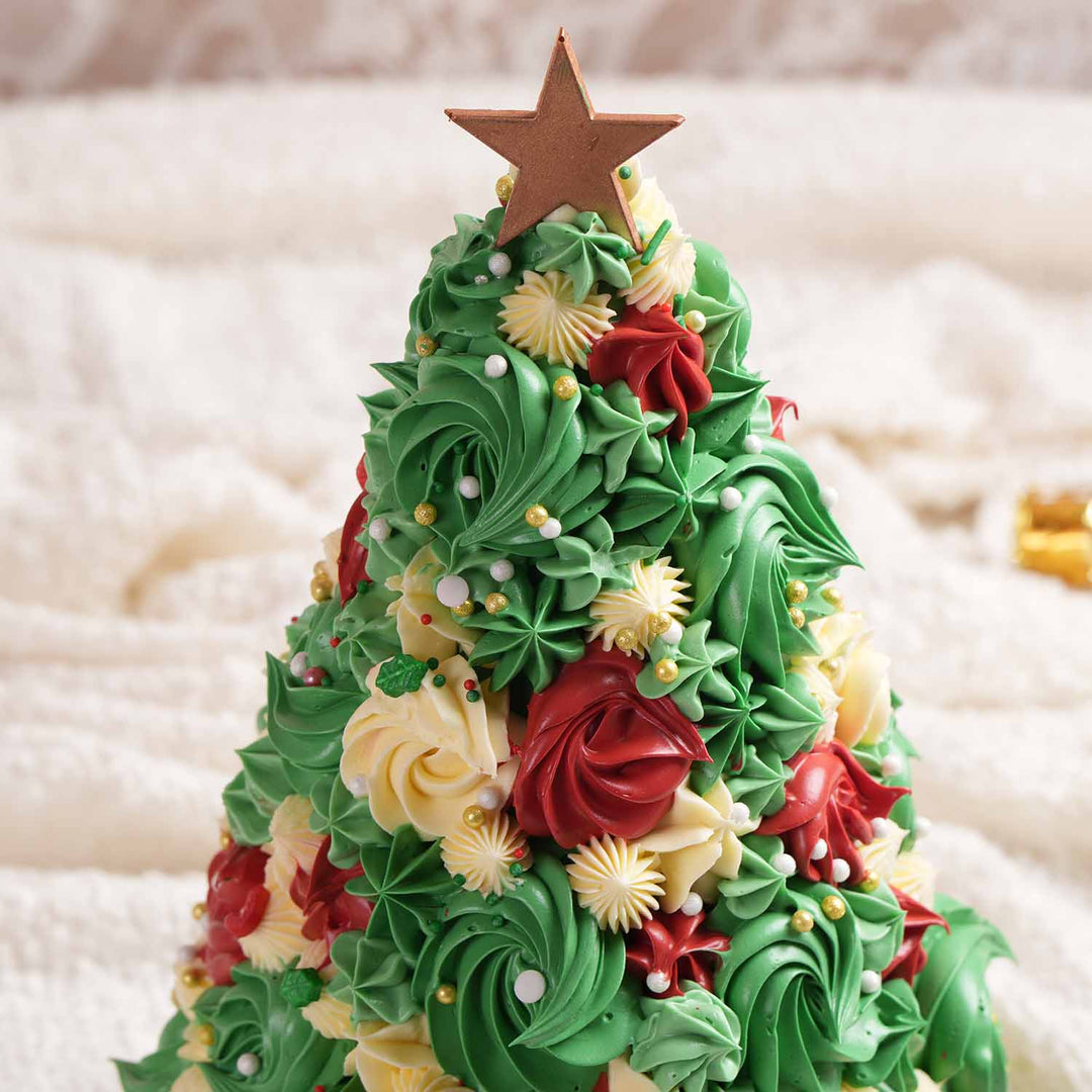 Festive Christmas Tree Chocolate Cake - Perfect for Holiday Gatherings