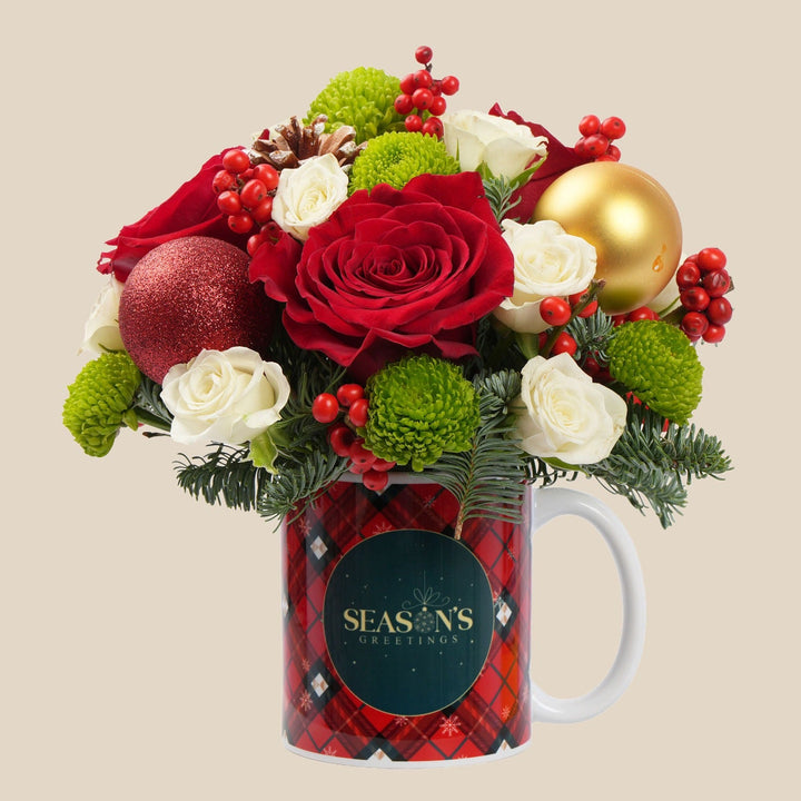 Classic Christmas Bloom Vase
