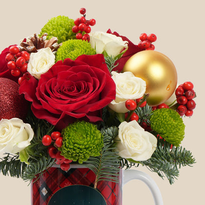 Classic Christmas Bloom Vase