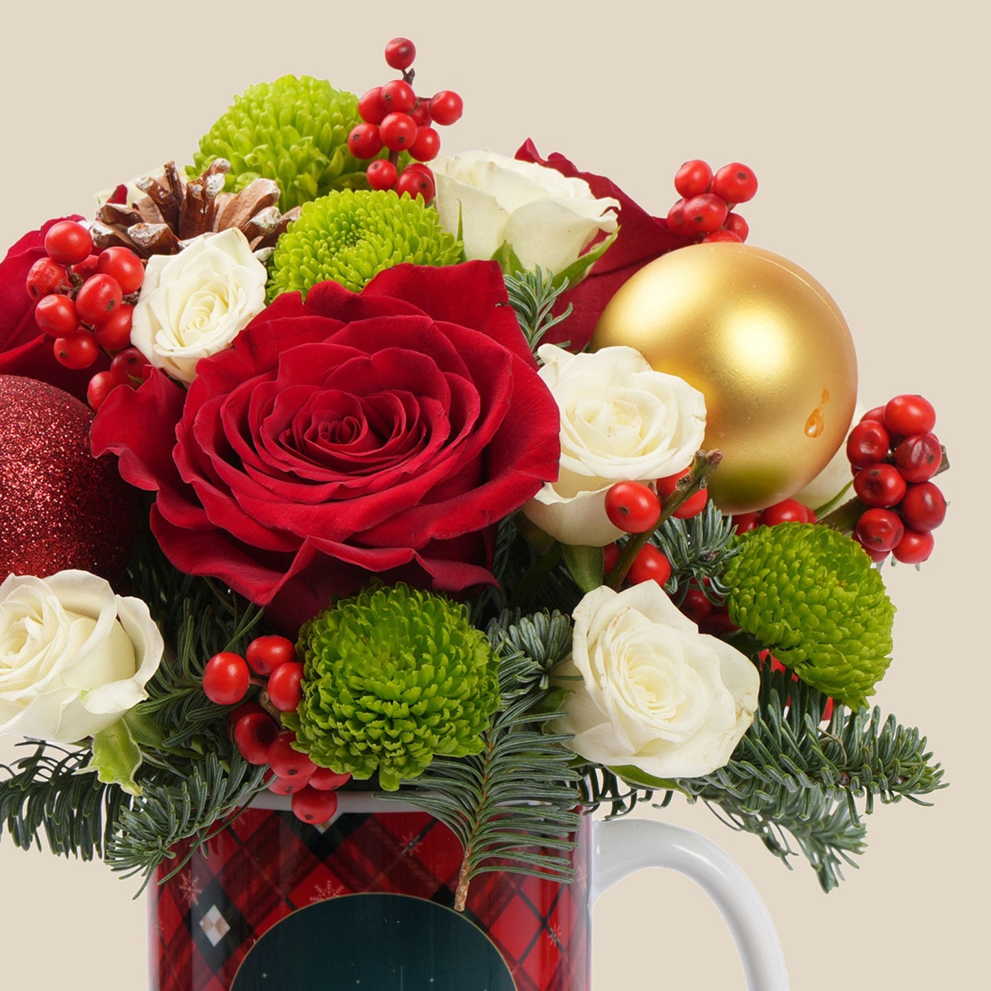 Classic Christmas Bloom Vase