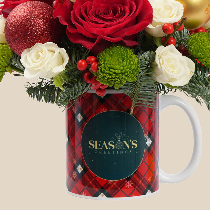 Classic Christmas Bloom Vase