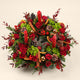 Classic Red Rose Christmas Door Wreath