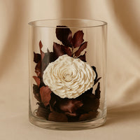 Classic White Forever Rose Vase