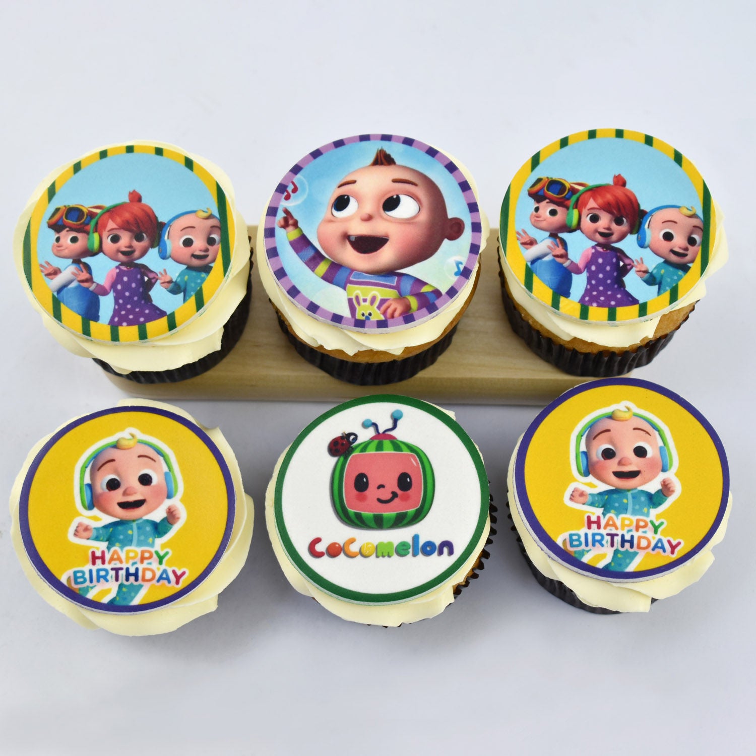 Cocomelon Cupcakes