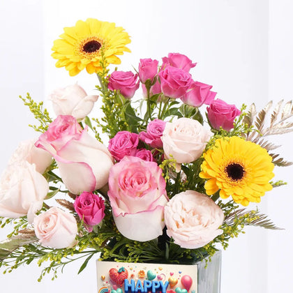 Celebrate New Year 2026 with a Vibrant Flower Vase