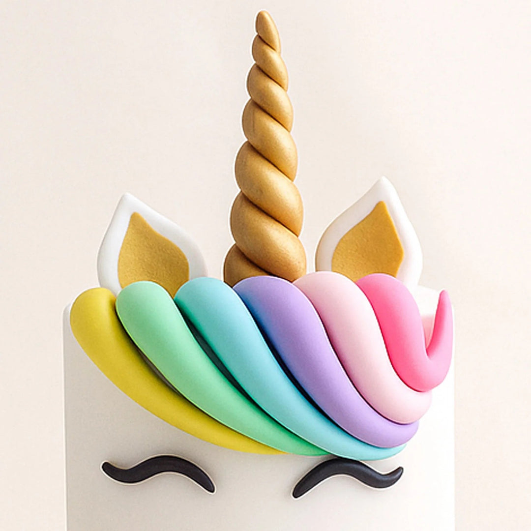 Magical Colorful Unicorn Cake for Kids' Celebrations