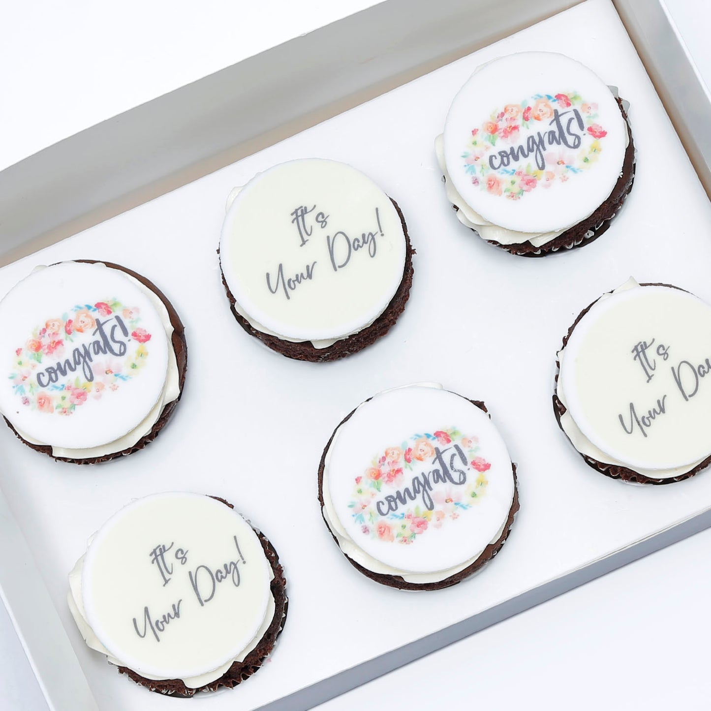 Congrats Cupcake 6 Pcs
