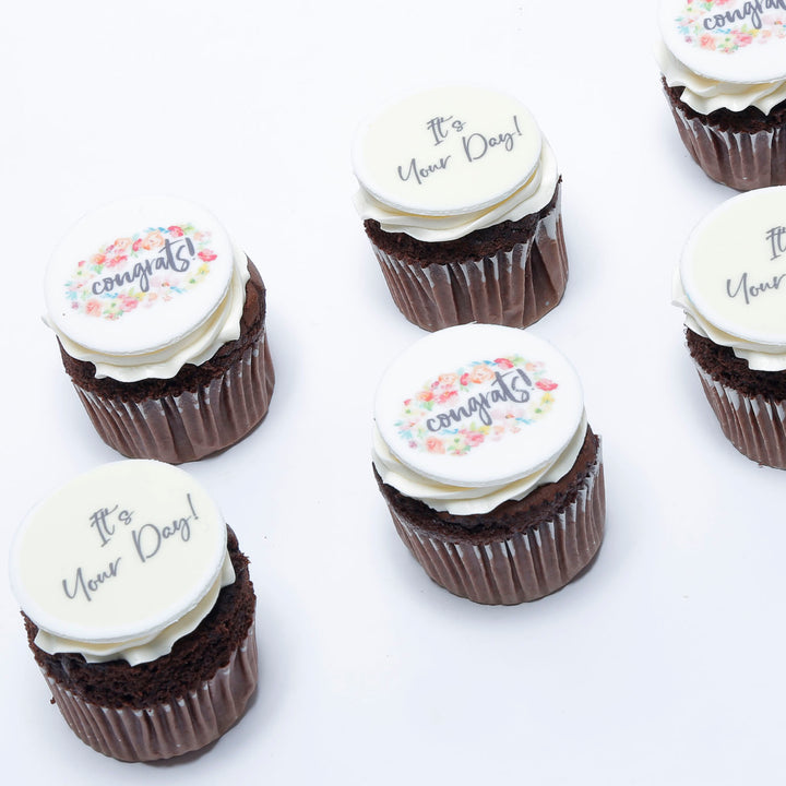 Congrats Cupcake 6 Pcs