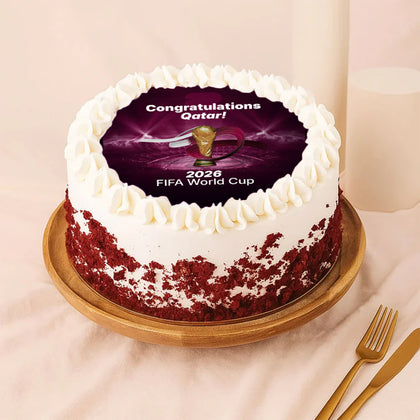 Congratulations Qatar Flower & Cake Combo