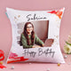 Personalized Cuddly Birthday Cushion - Custom Name and Photo Gift