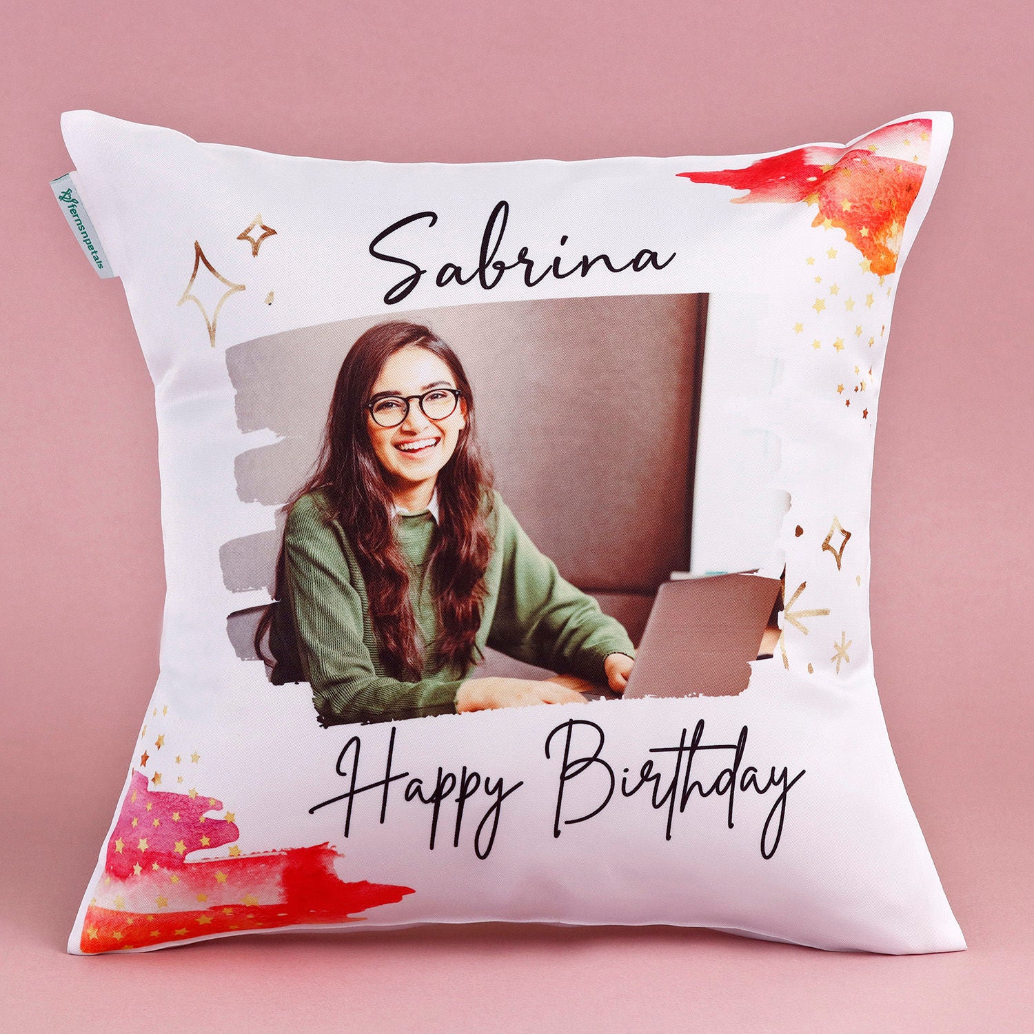 Cuddly Birthday Personalised Cushion