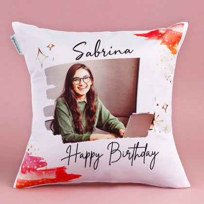Cuddly Birthday Personalised Cushion