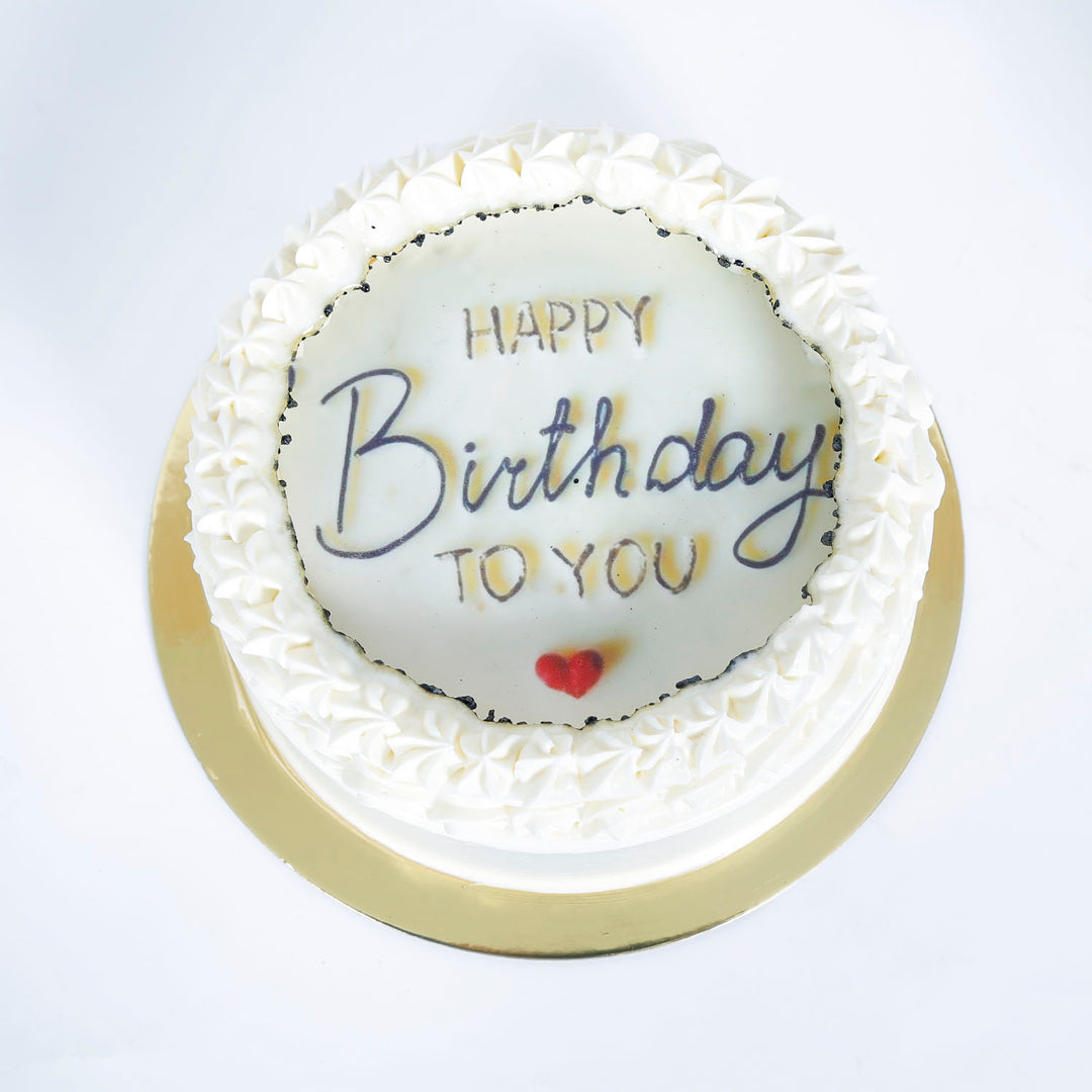 Adorable Bear Chocolate Birthday Cake with Cute Candle Design