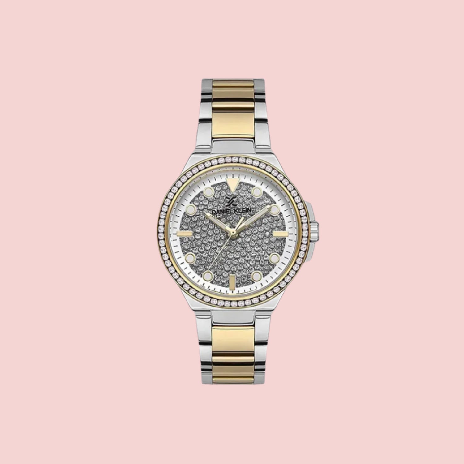 Daniel Klein Premium Women's Gold Analog Watch | Stainless Steel Strap