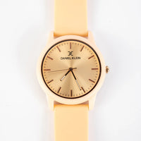 Daniel Klein Women's Minimalist Silicone Strap Watch