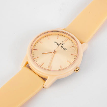 Daniel Klein Women's Minimalist Silicone Strap Watch