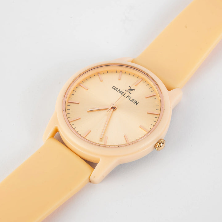 Daniel Klein Women's Minimalist Silicone Strap Watch