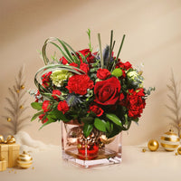 Decorative Xmas Floral Vase