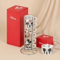Disney Mickey Mouse Porcelain Espresso Cup Set with Sugar Bowl | Exclusive City Collection