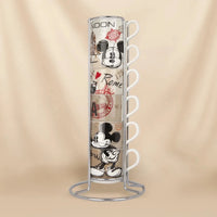 Disney Mickey Mouse Porcelain Espresso Cup Set with Sugar Bowl | Exclusive City Collection