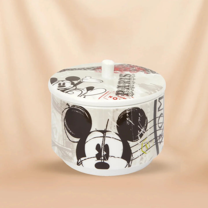 Disney Mickey Mouse Porcelain Espresso Cup Set with Sugar Bowl | Exclusive City Collection