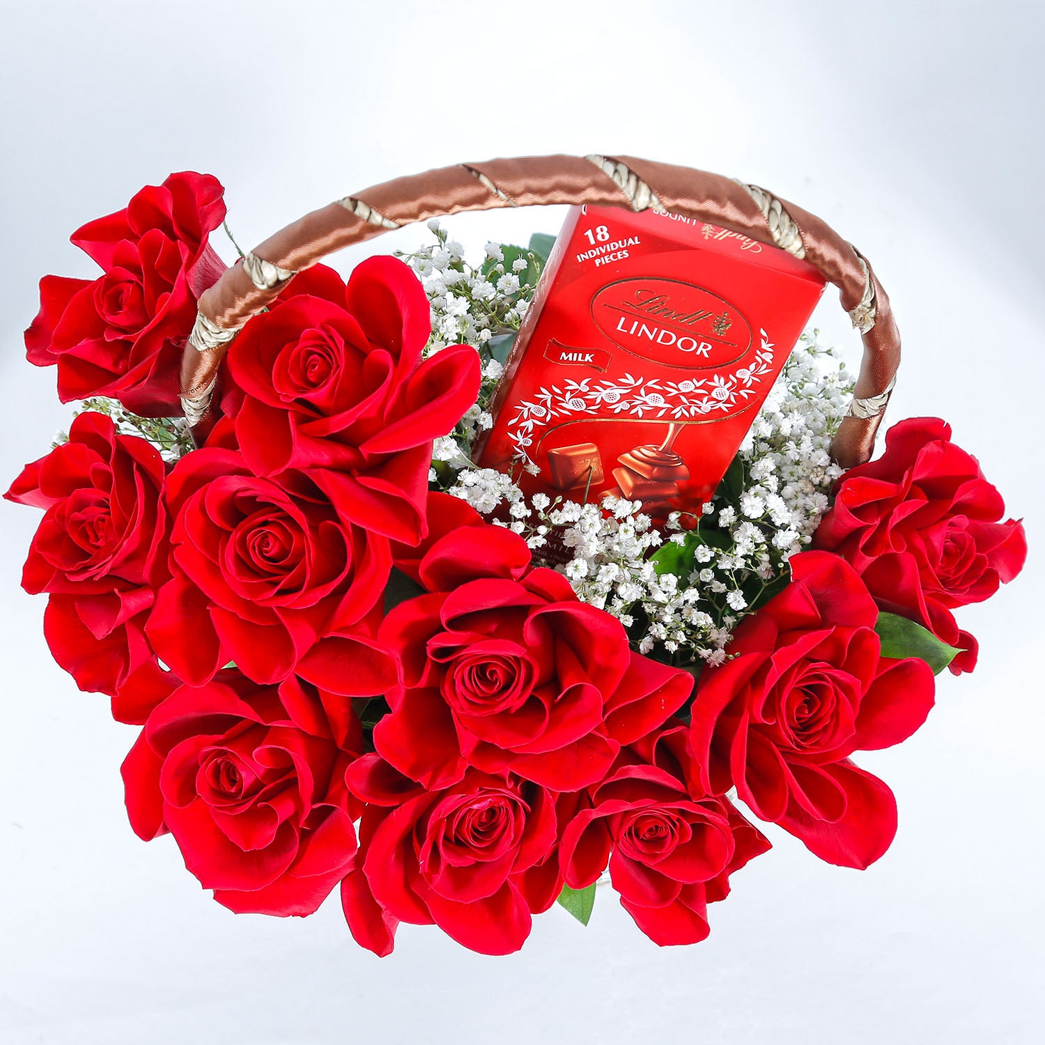 Divine Roses with Chocolaty Treasure