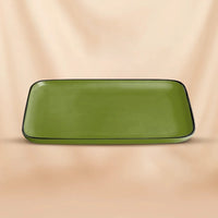 Egan Cocorico Green Moka Coffee Maker Set with 2 Artistic Mini Mugs & Tray - Embrace Italian Elegance