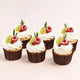 Eggless Vanilla Cupcakes 6 Pcs