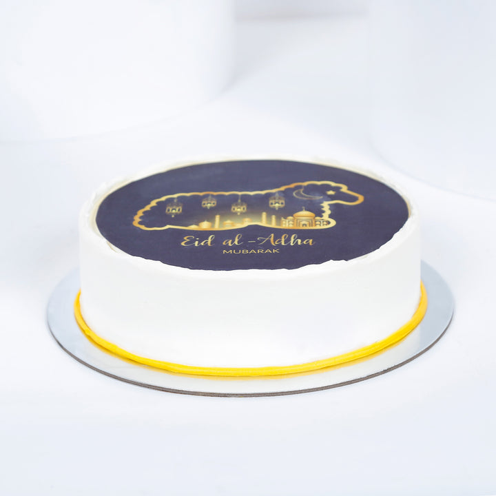Eid Al-Adha Mubarak Chocolate Celebration Cake - 1.2 kg