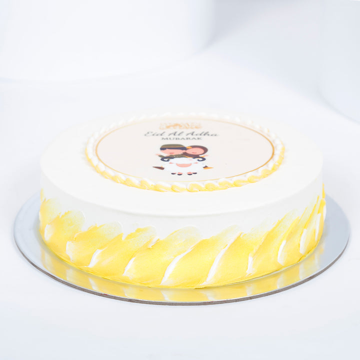 Eid Al-Adha Mubarak Red Velvet Celebration Cake - 1 kg