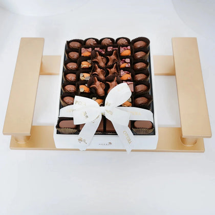 Luxurious Wooden Chocolate Tray Gift Set | Opera Patisserie Collection
