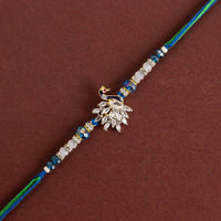 Ethnic Peacock Rakhi With Dryfruits