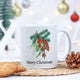 Festive Cheer Ceramic Christmas Mug - Merry Christmas Design