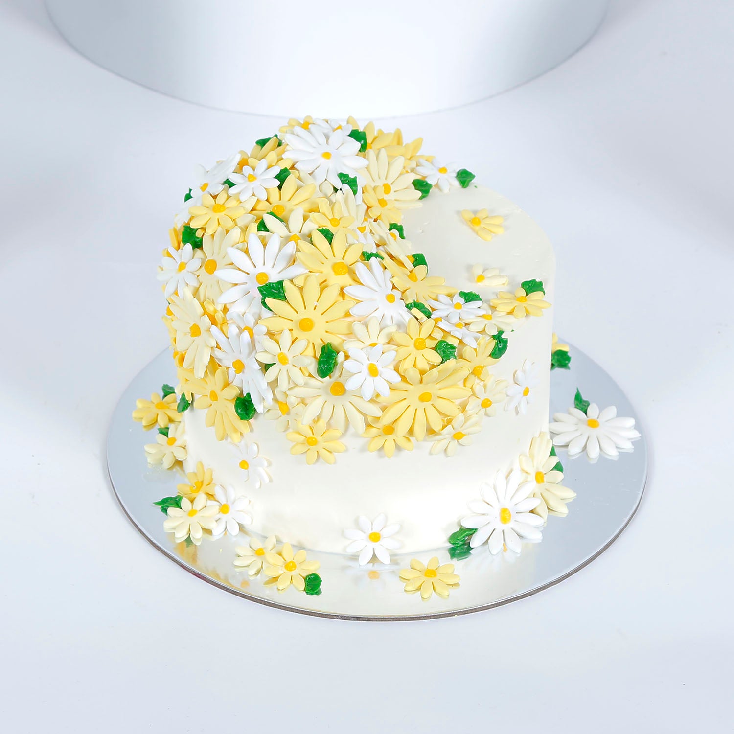 Floral Design Chocolate Cake