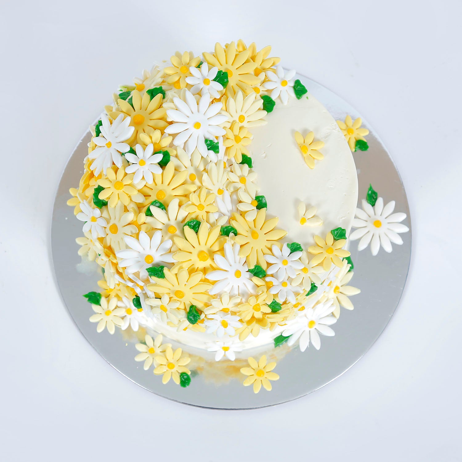 Floral Design Chocolate Cake