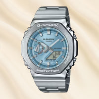 Flower Bouquet With CASIO G-STEEL 2100 Watch For Men