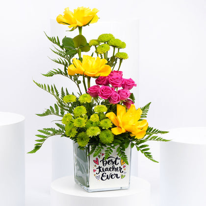 Elegant Floral Arrangement for Teachers - A Perfect Gift of Appreciation