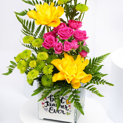 Elegant Floral Arrangement for Teachers - A Perfect Gift of Appreciation