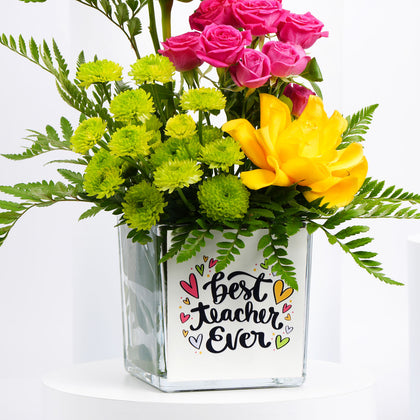 Elegant Floral Arrangement for Teachers - A Perfect Gift of Appreciation