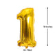 Foil Number 1 Balloon (Air Filled)