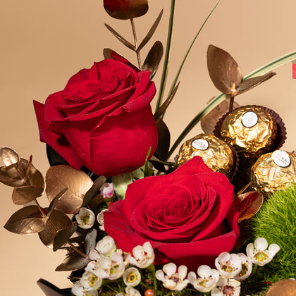 G-SHOCK ANALOG DIGITAL Watch for Women with Roses & Chocolate